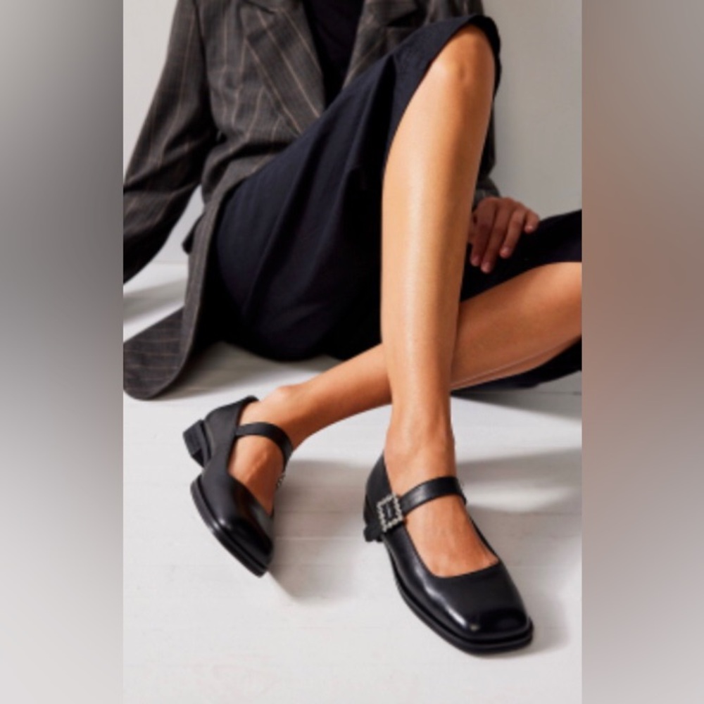 Free People Rumor Diamante Mary Jane Shoes Size 11